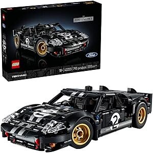 $59.99* | 793-Pc LEGO Technic 1966 Ford GT40 MKII Race Car Building Set at Amazon